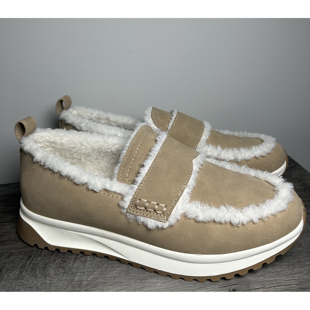 Yellow Box Ripely Shearling Slip-On Loafer - Women's 8.5 - Sand